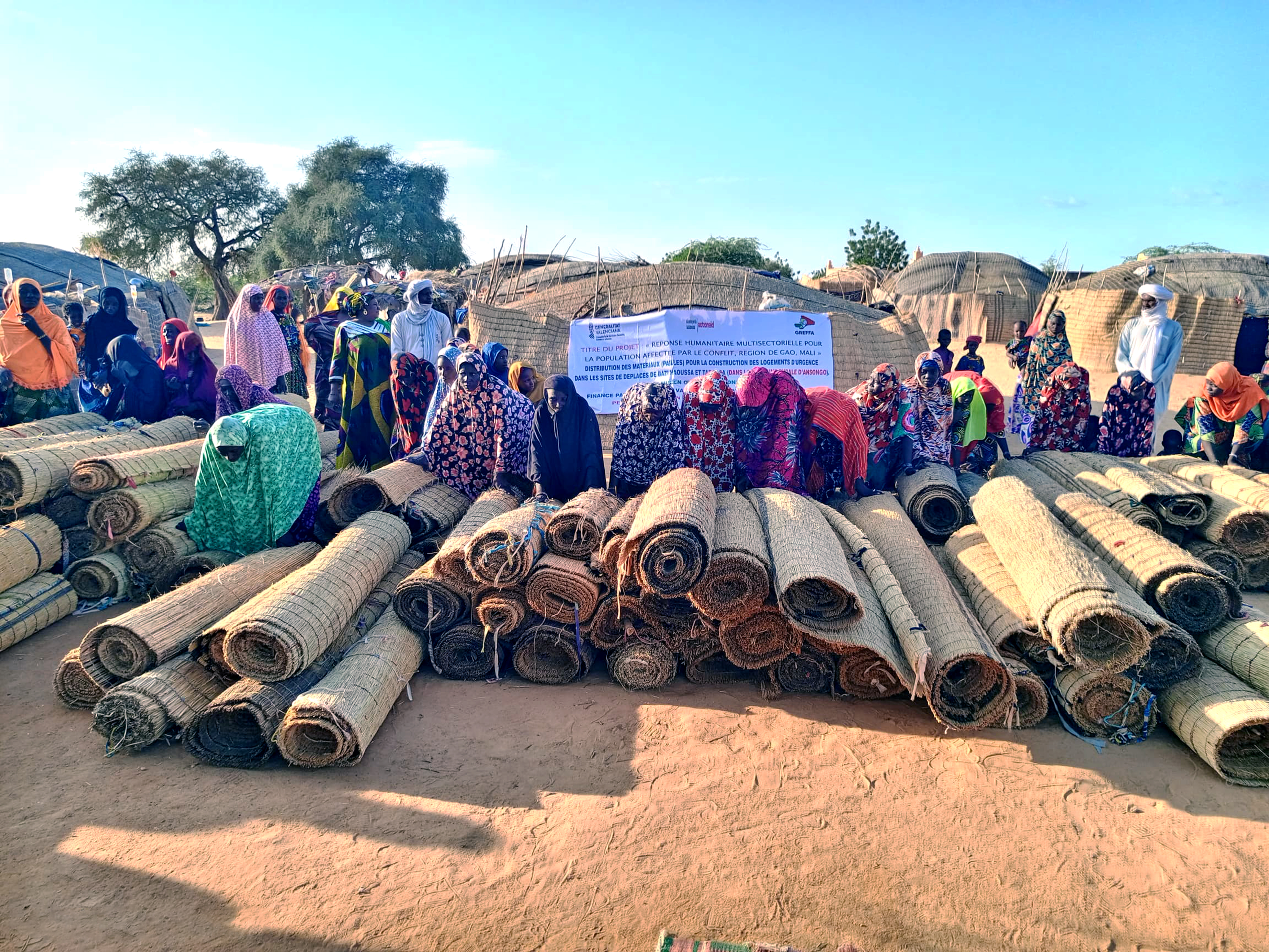 abris d’urgence pour 150 ménages PDI à Bazi Haoussa