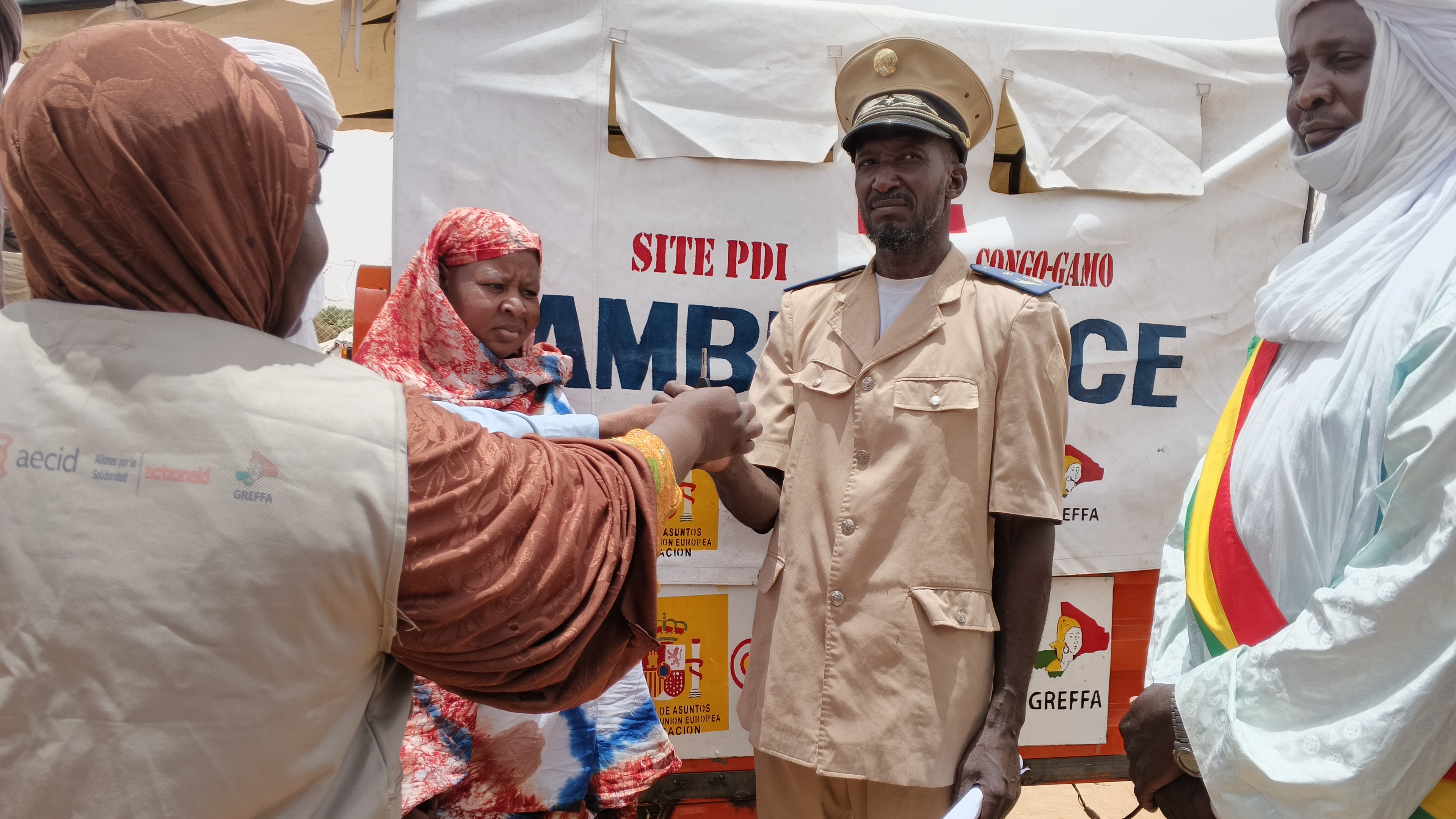 Ouverture officielle de la clinique temporaire de Kongo Gamo
